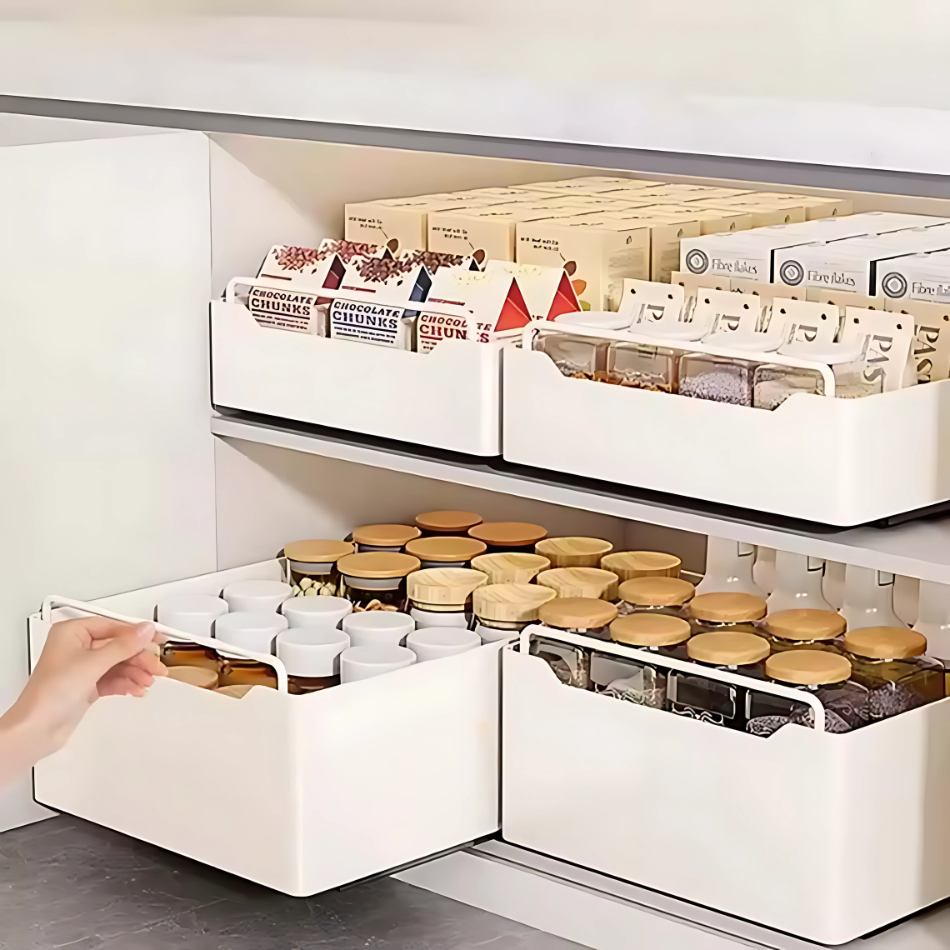 Tiroir cuisine coulissant grand optimisé