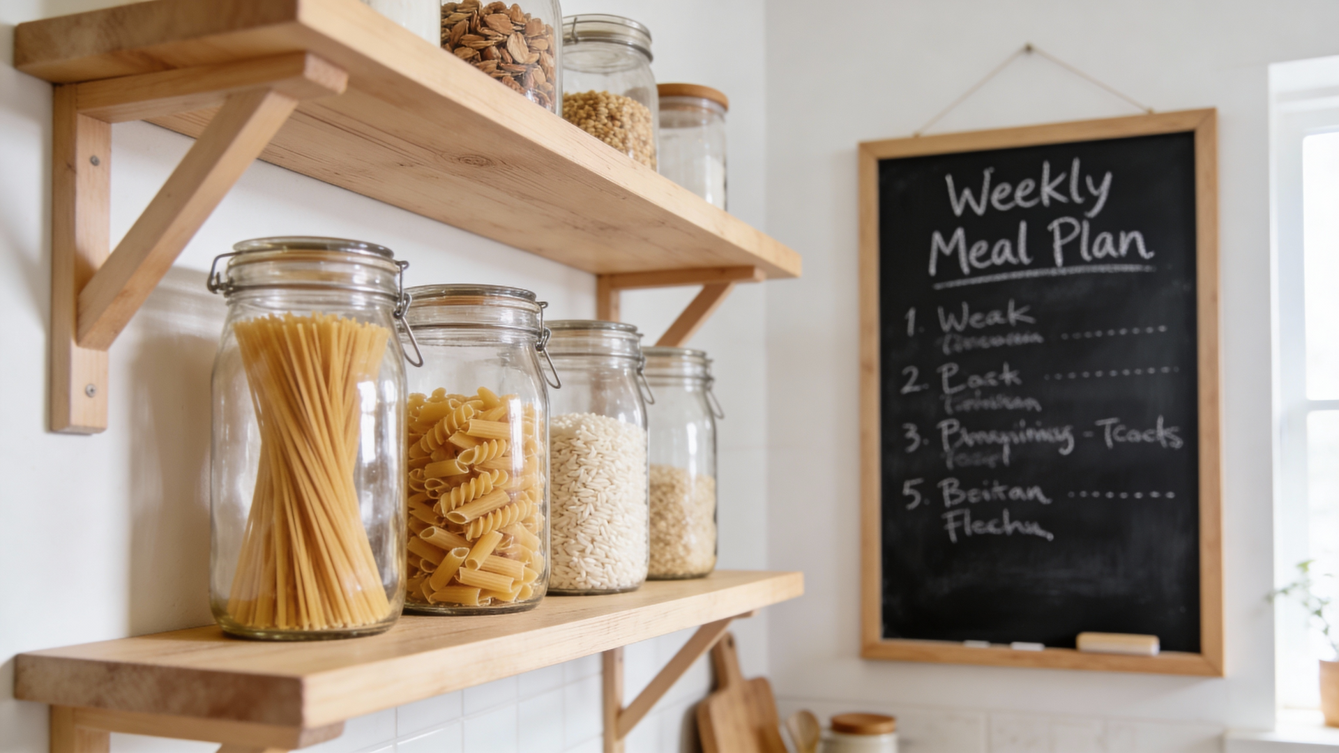 Menu hebdomadaire zéro déchet