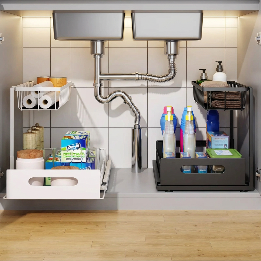 Rangement sous evier - Opti Rangement