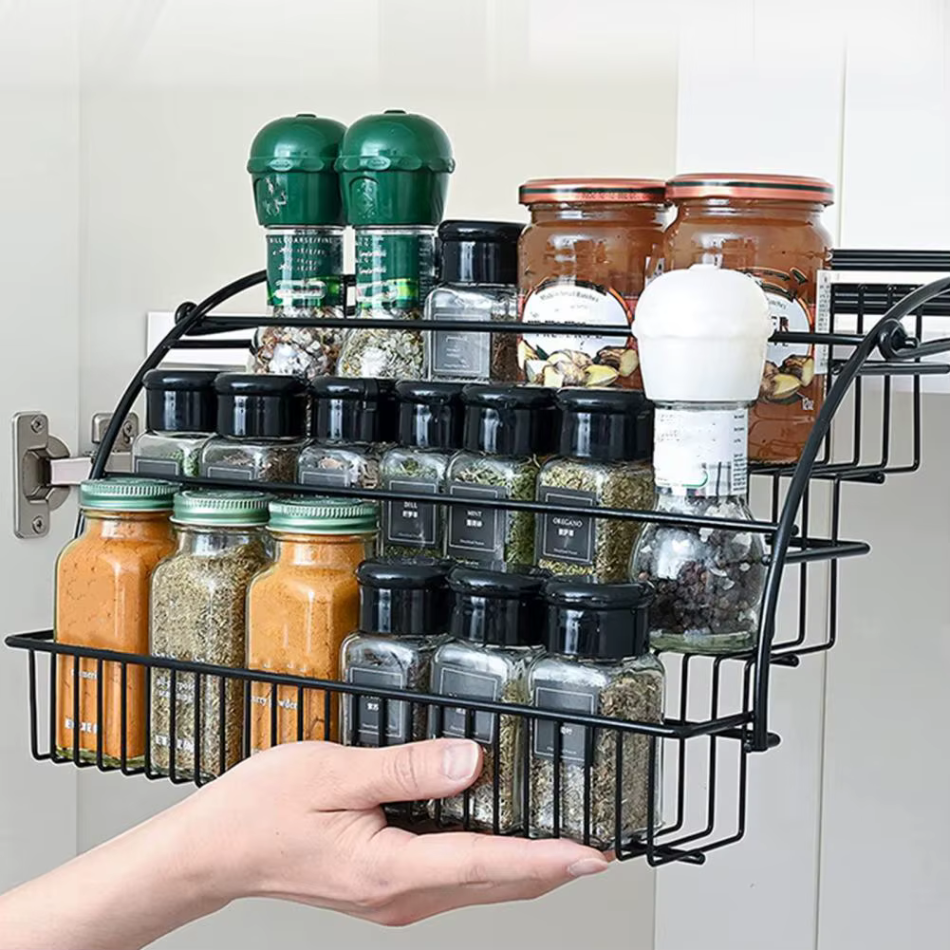 Rangement épices placard