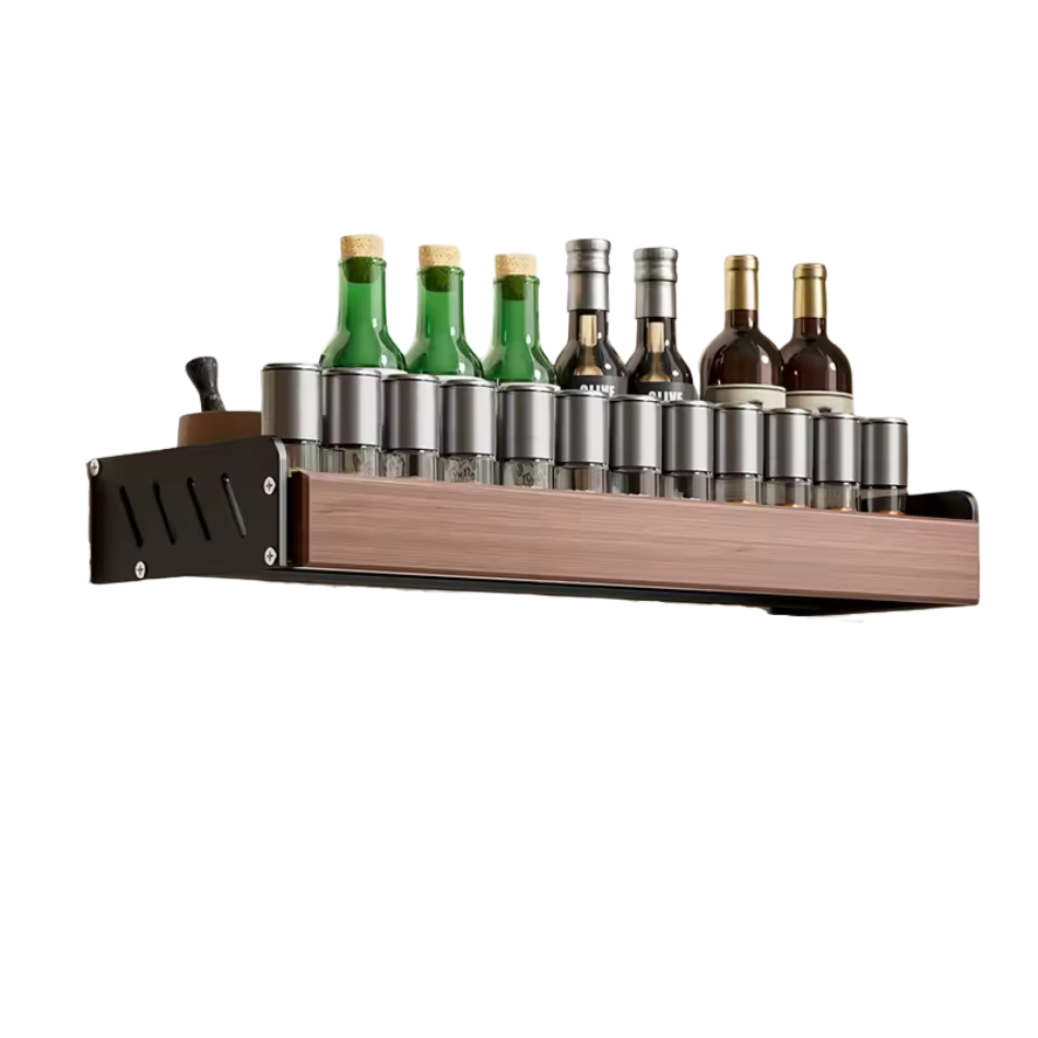 Étagère à épice bois moderne