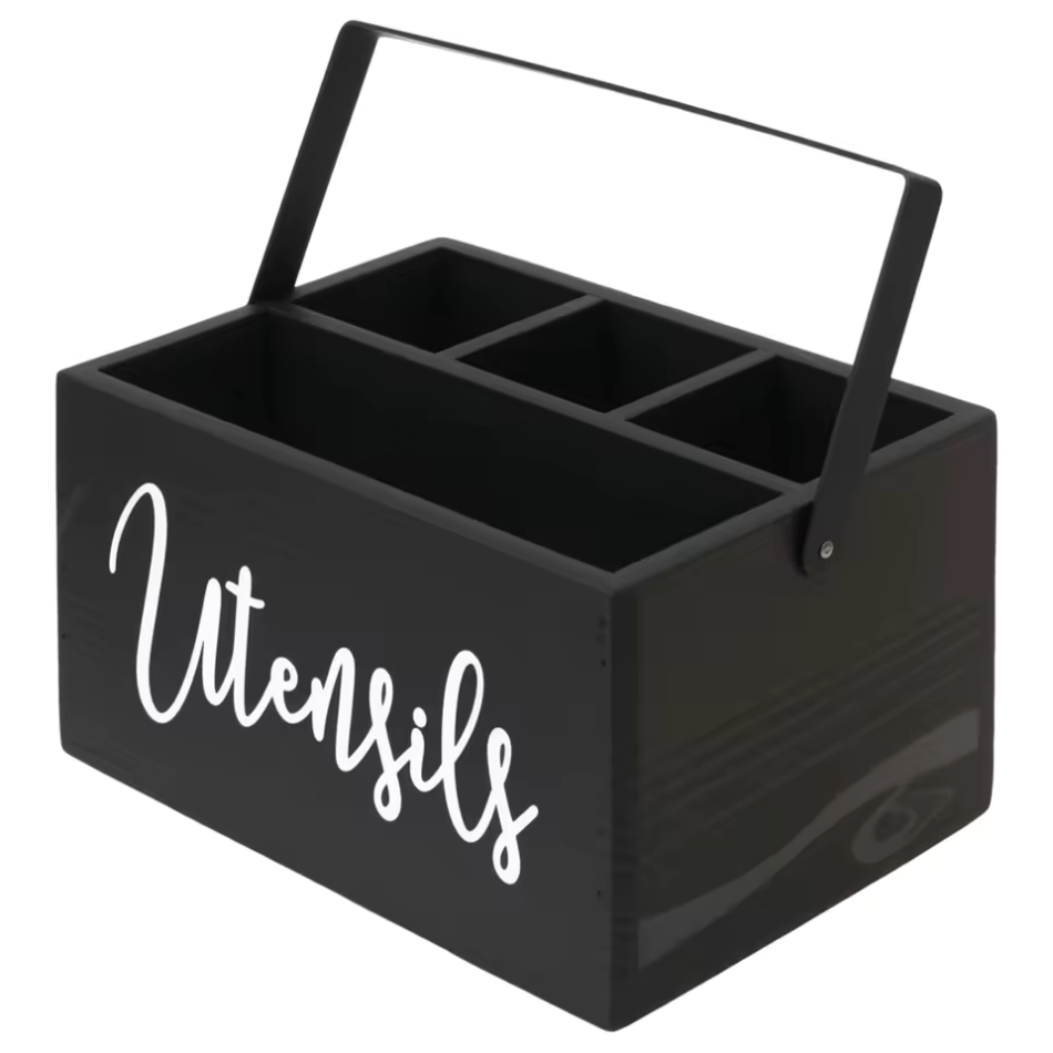 Porte-couverts de table panier