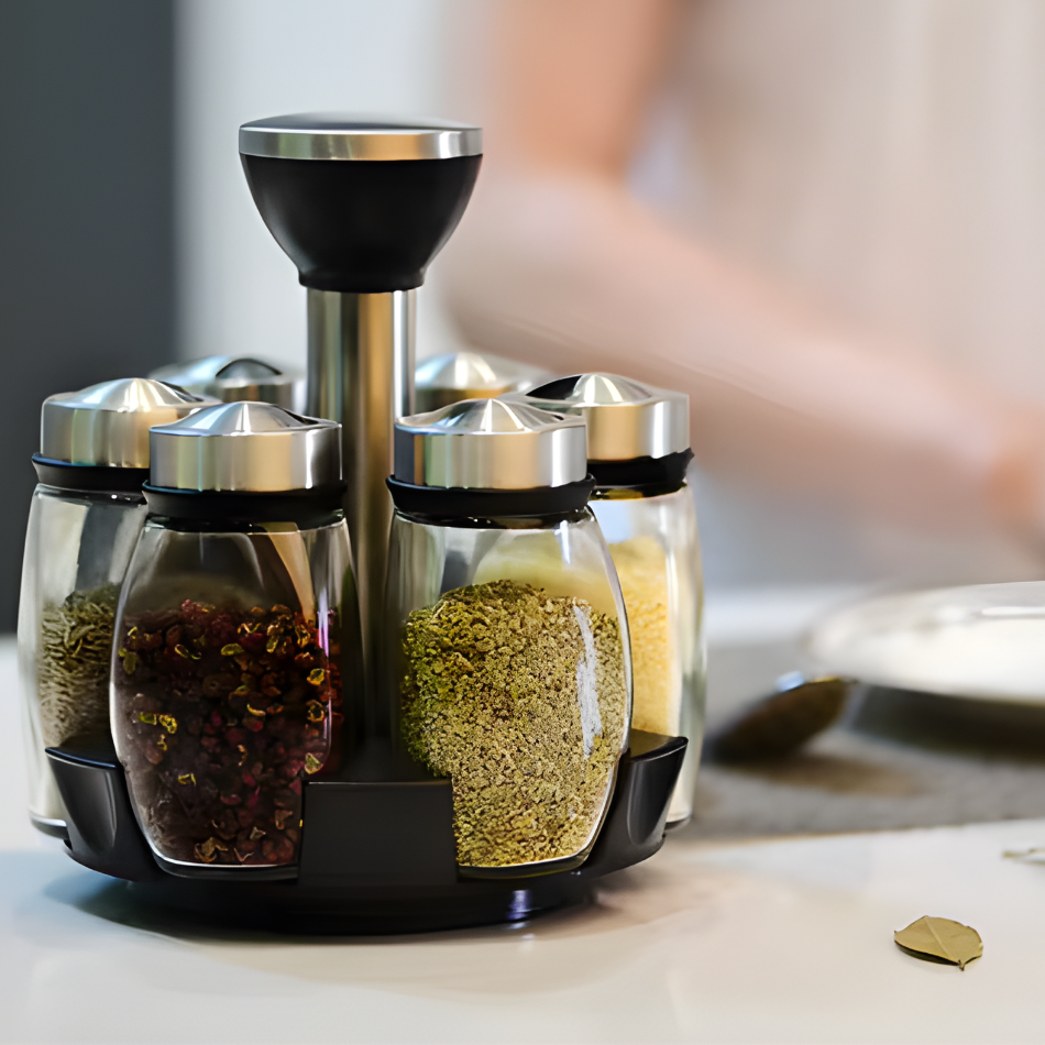 Porte épice rotatif