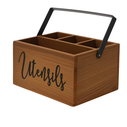 Porte-couverts de table panier