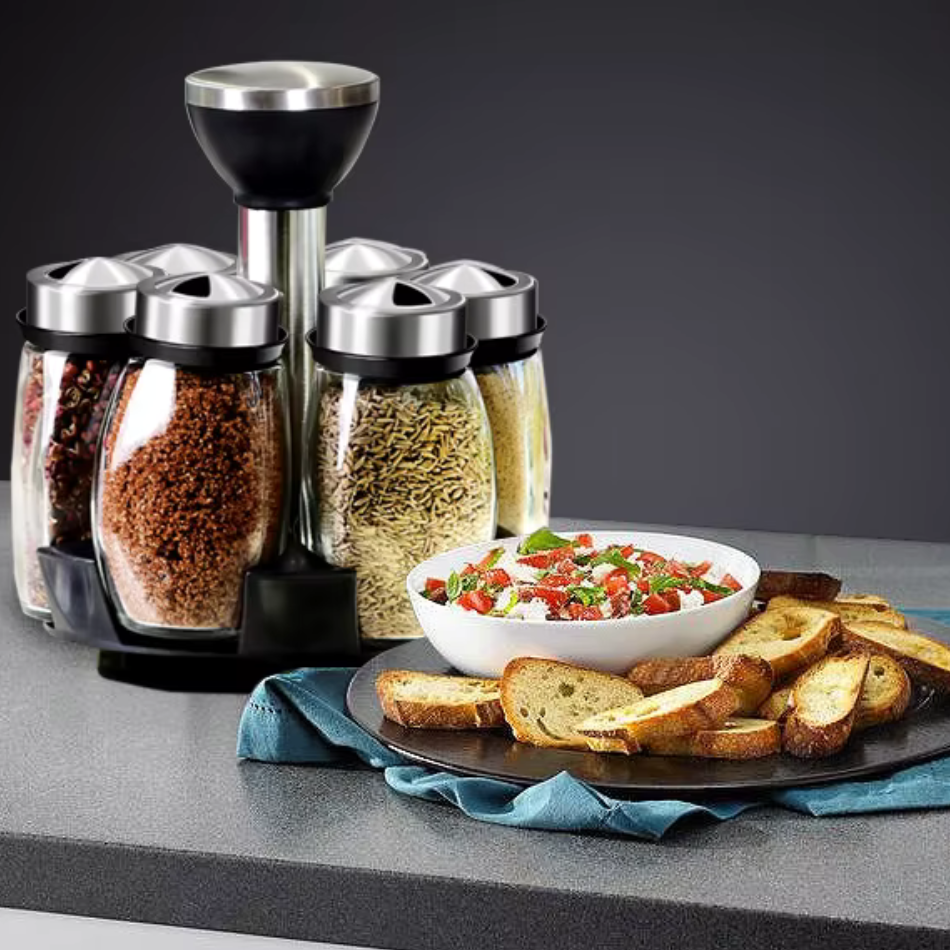 Porte épice rotatif