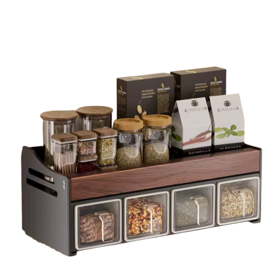 Étagère murale cuisine bois