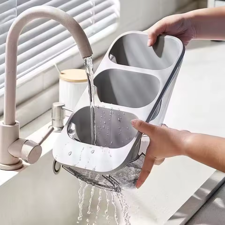 Rangement couverts vertical