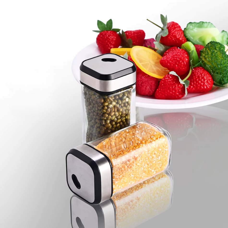 Pot à épice en verre