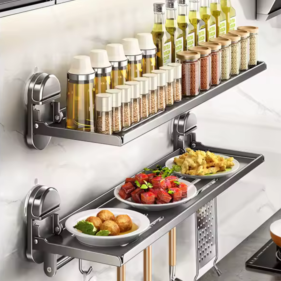 Tablette murale rabattable cuisine