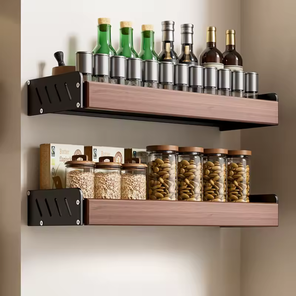 Étagère à épice bois moderne