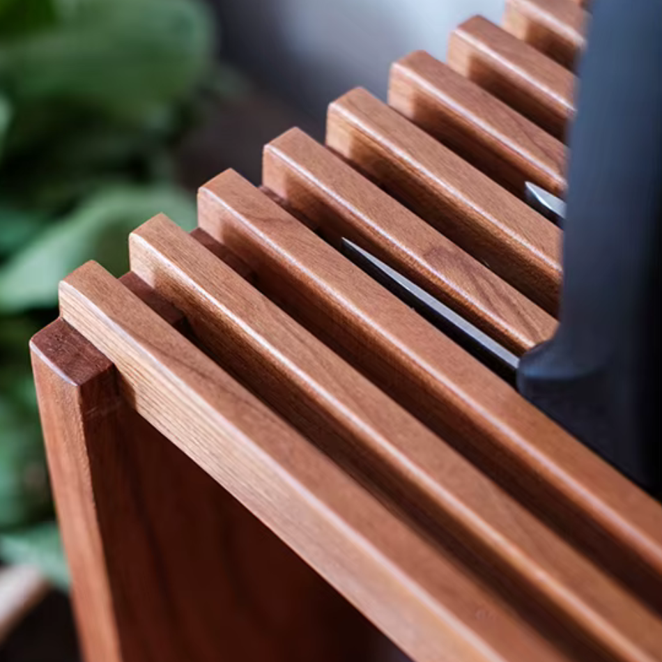 Porte couteau en bois