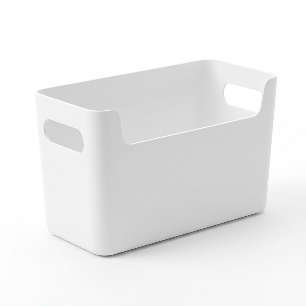 Boite de rangement sous evier grand fond blanc