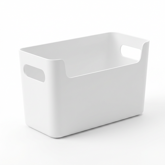 Boite de rangement sous evier grand fond blanc