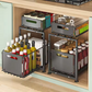 Rangement meuble cuisine panier coulissant