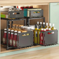 Rangement meuble cuisine panier coulissant