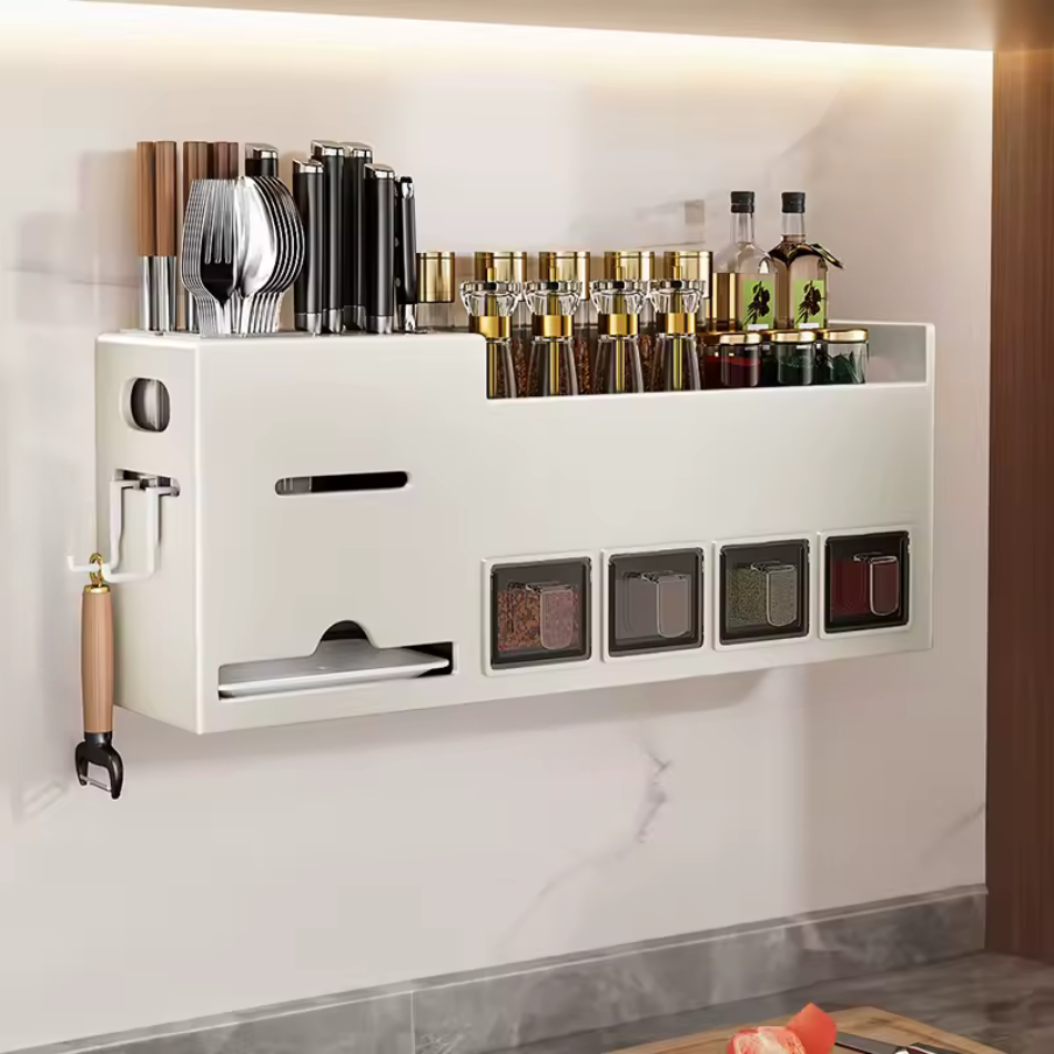 Étagère à épice et ustensile - Opti Rangement