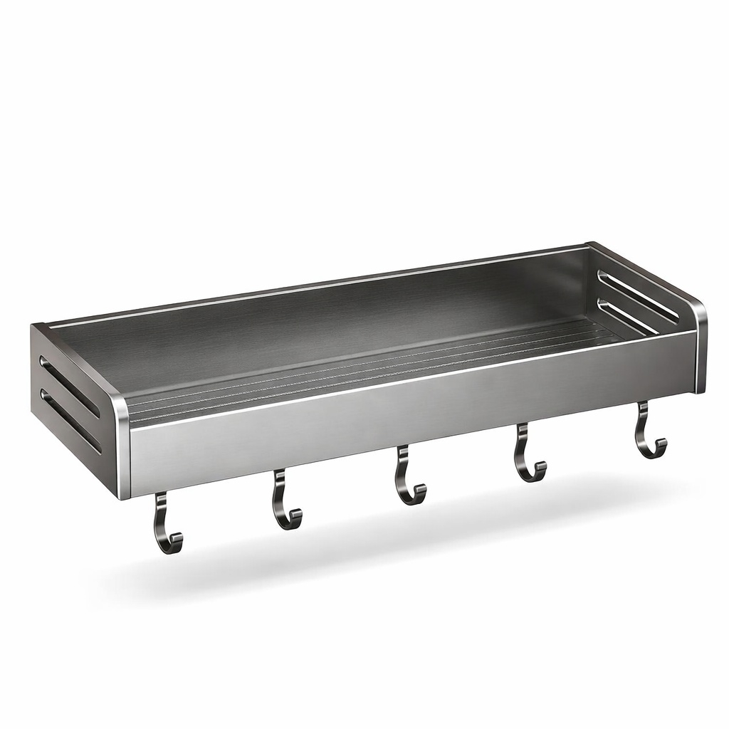 Étagère épice cuisine fond blanc