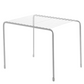 Etagere support sur pied blanc de grande taille