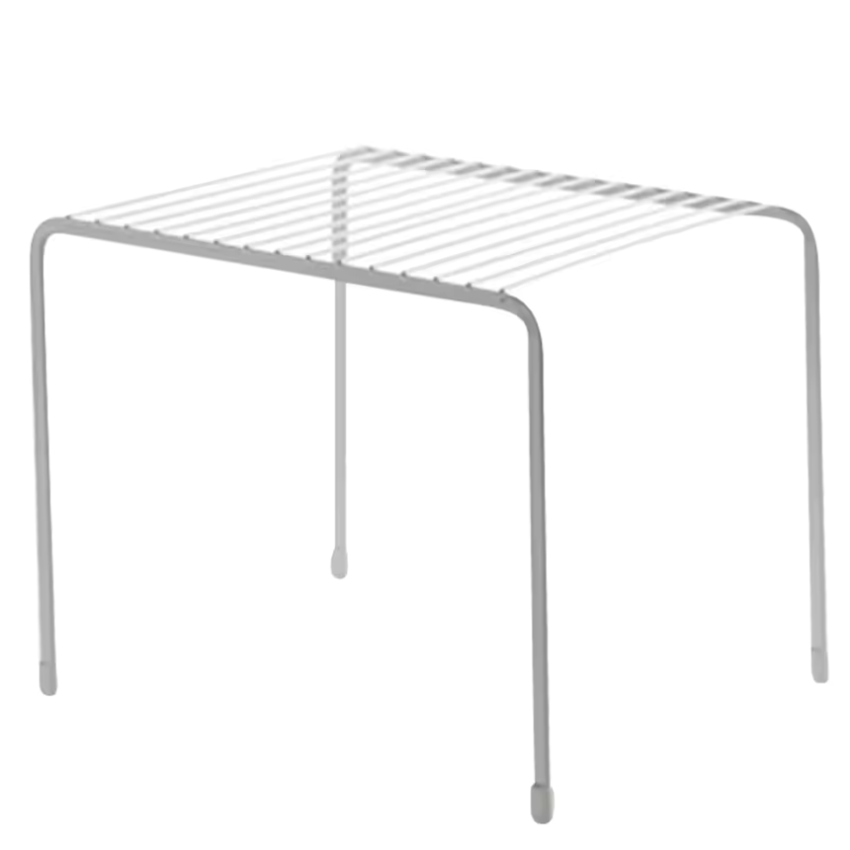 Etagere support sur pied blanc de grande taille
