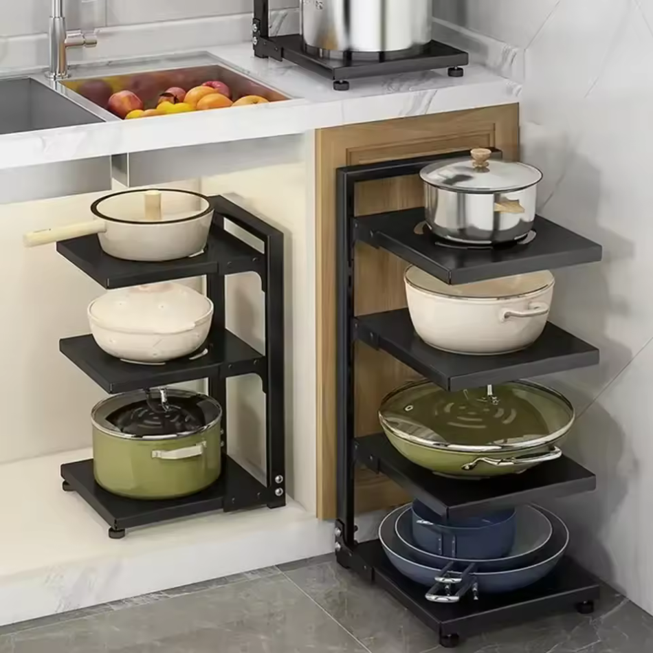 Organisateur sous évier à étages - Opti Rangement