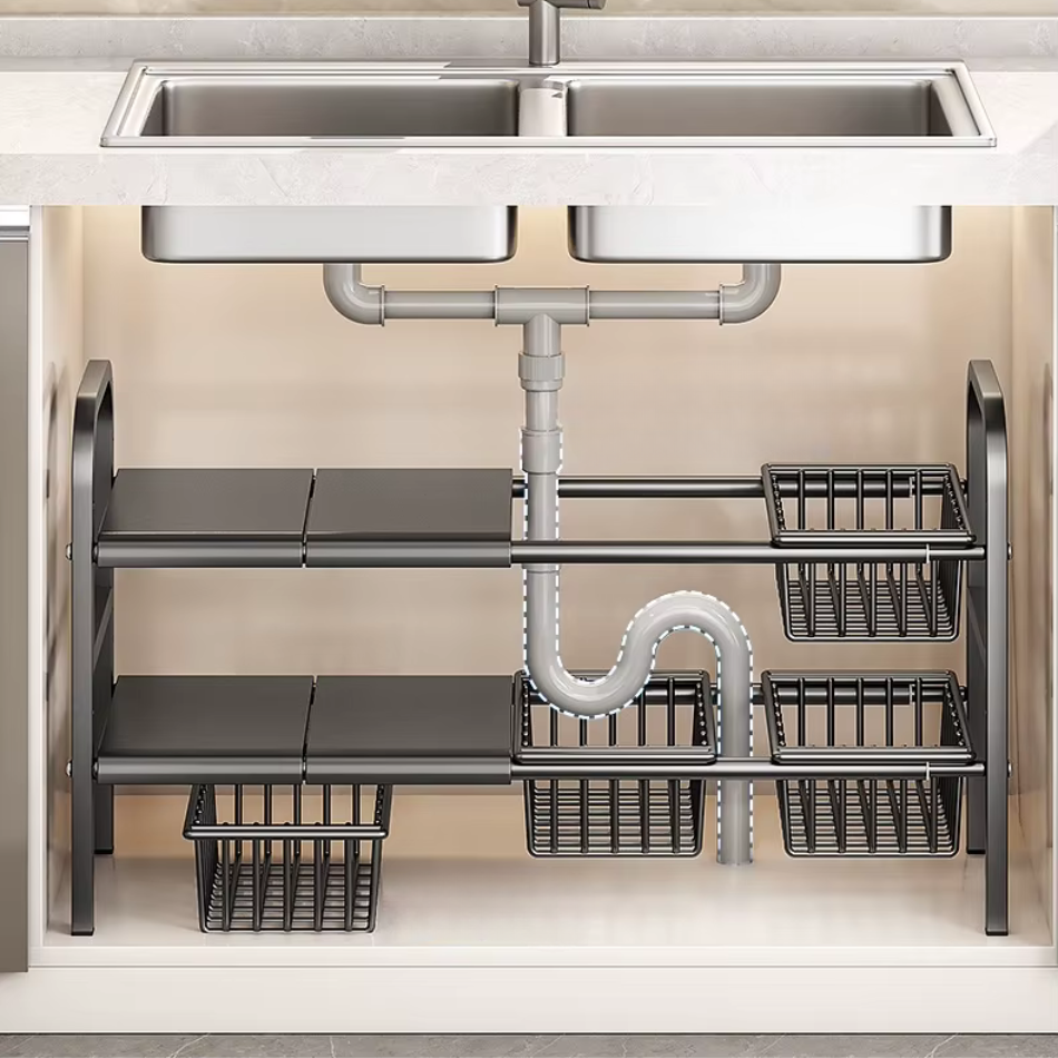 Organisateur sous évier modulaire - Opti Rangement