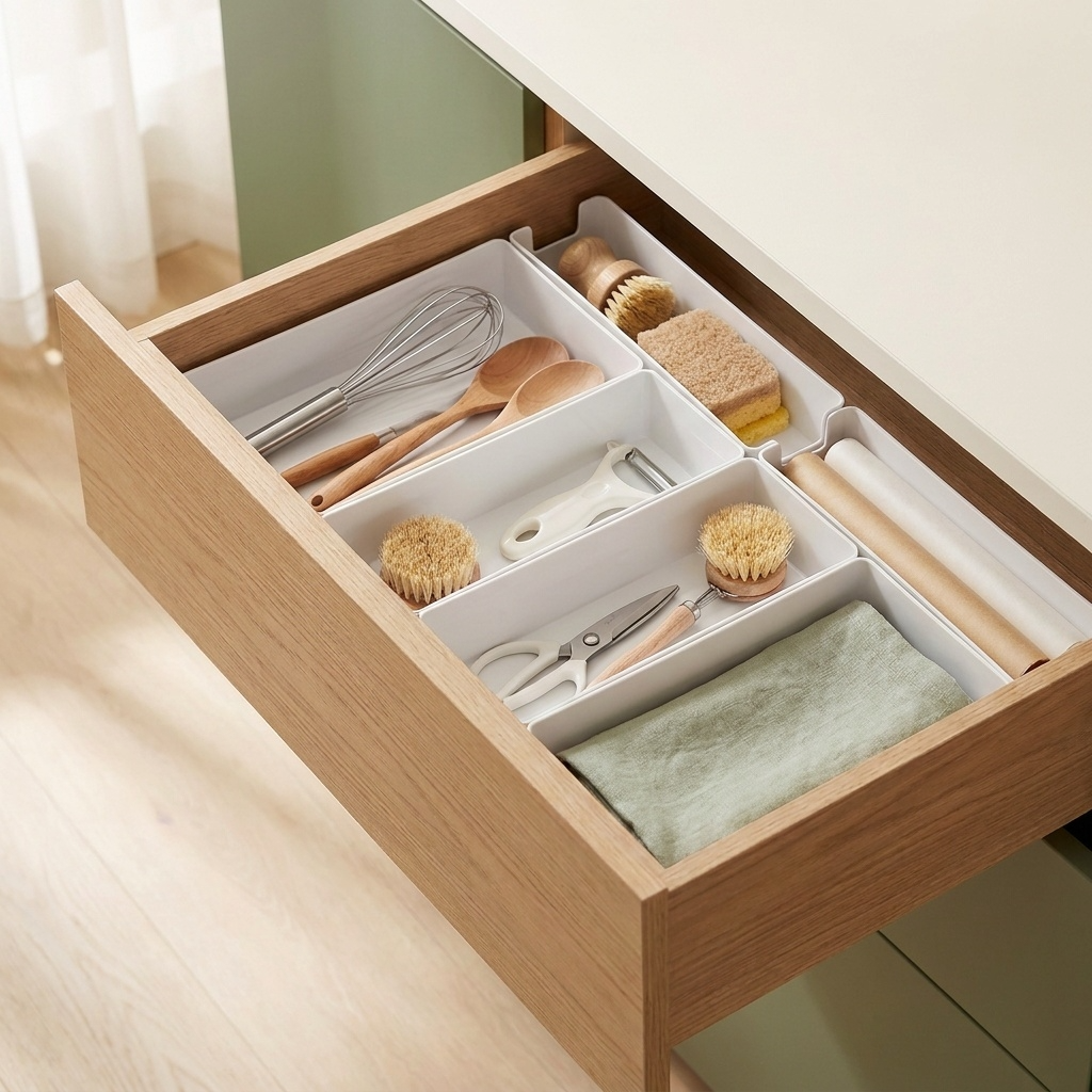 Organisateur tiroir cuisine 60 cm