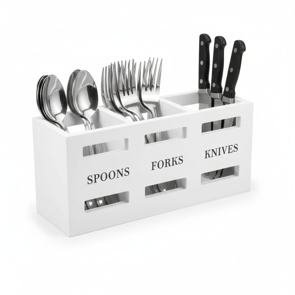 Porte-couvert caddie blanc