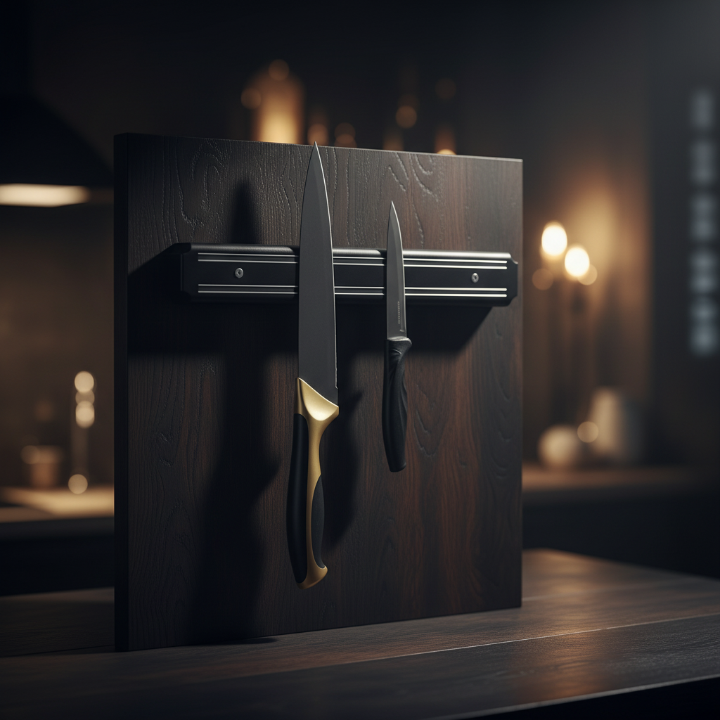 Porte couteau aimanté 2