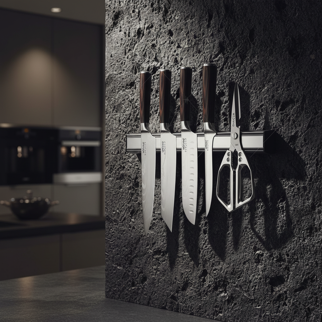 Porte couteau magnétique 2