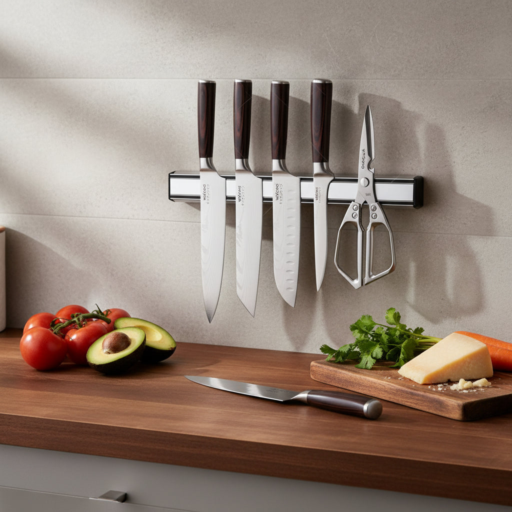 Porte couteau magnétique exemple