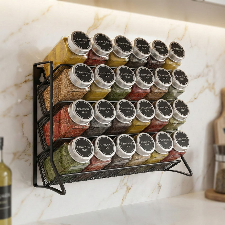 Porte épice murale credence