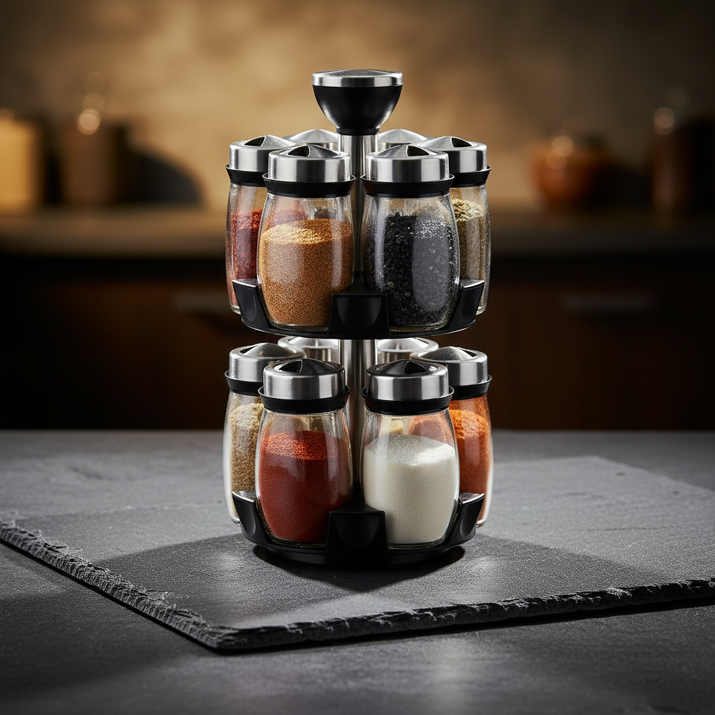 Porte épice rotatif 