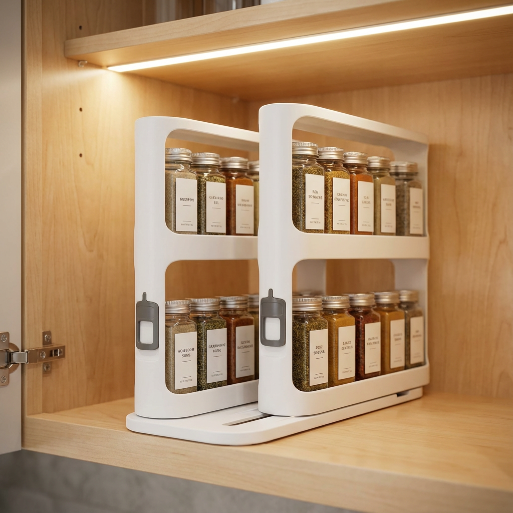 Porte épice tiroir placard