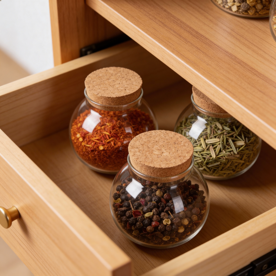 Pot à épice ancien 1 rangé