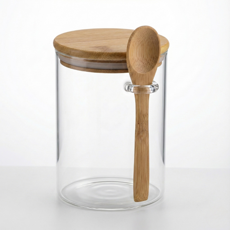 Pot à épice avec cuillère 45 degres