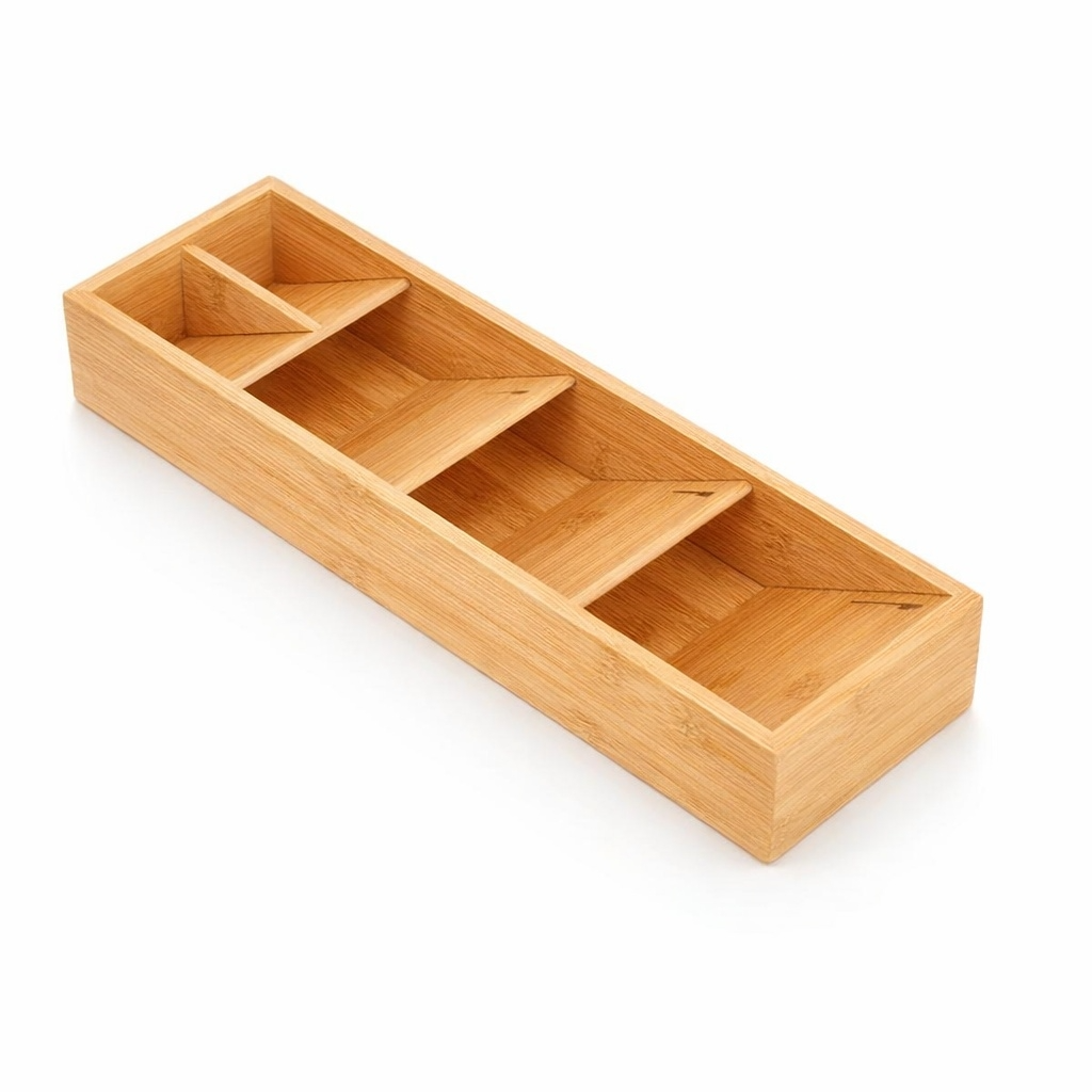 Range-couvert en bois fond blanc