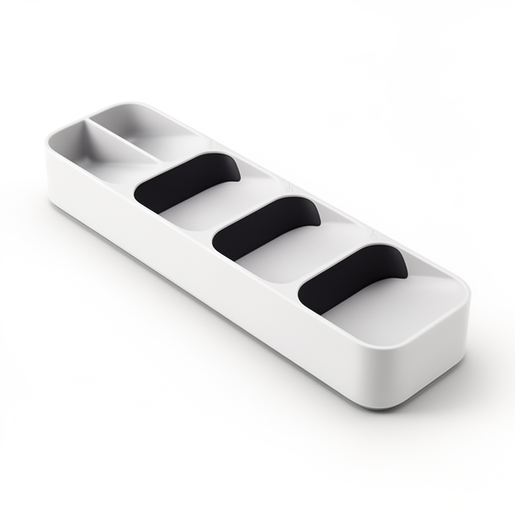 Range Couvert Tiroir blanc