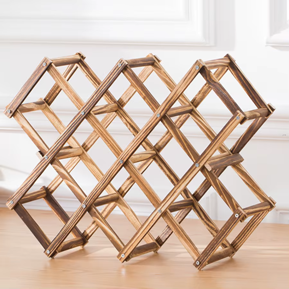 Range bouteille bois - Opti Rangement