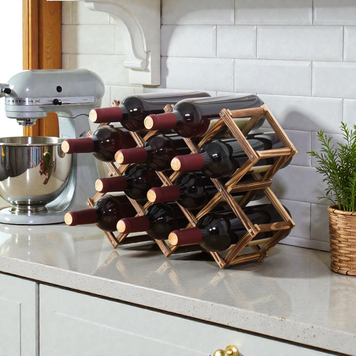 Range bouteille sur bar
