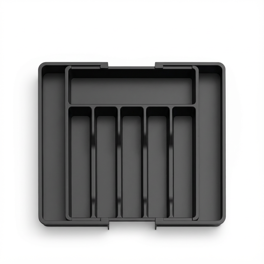 Range couvert pour tiroir noir