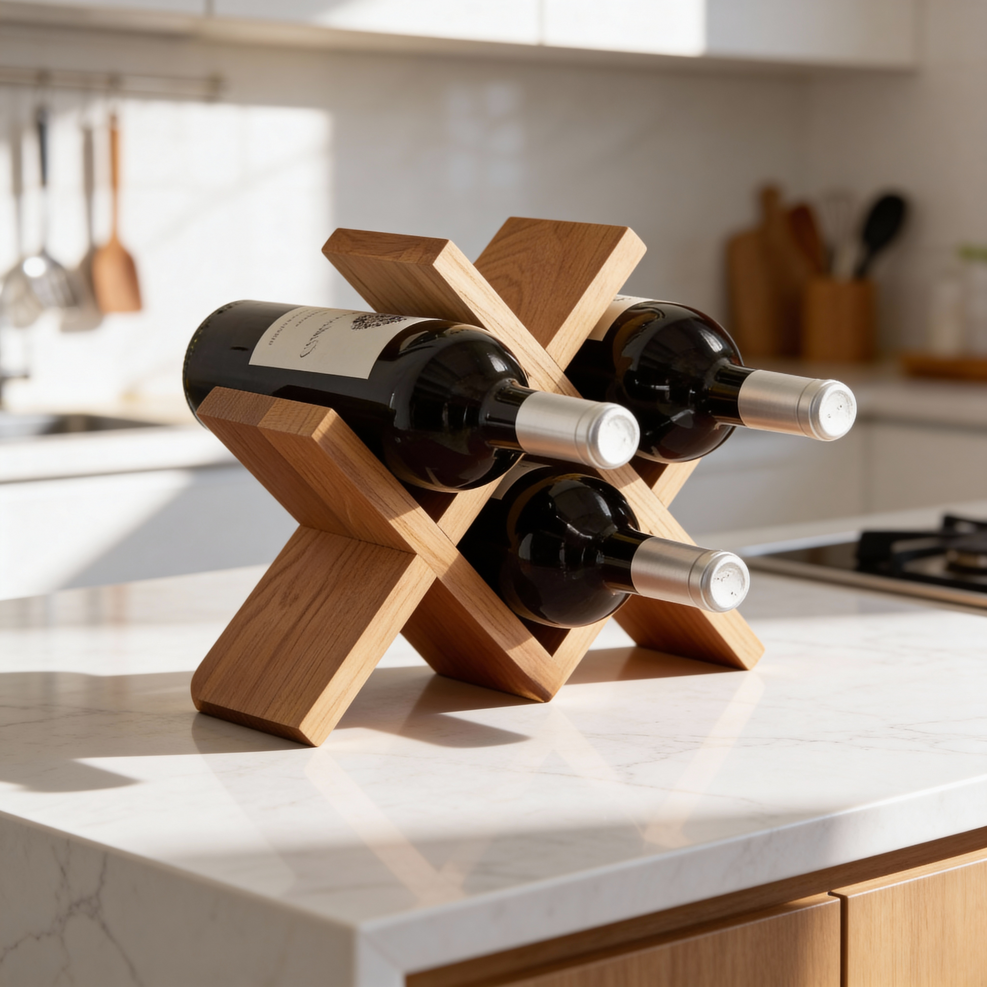 Rangement bouteille de vin zoom