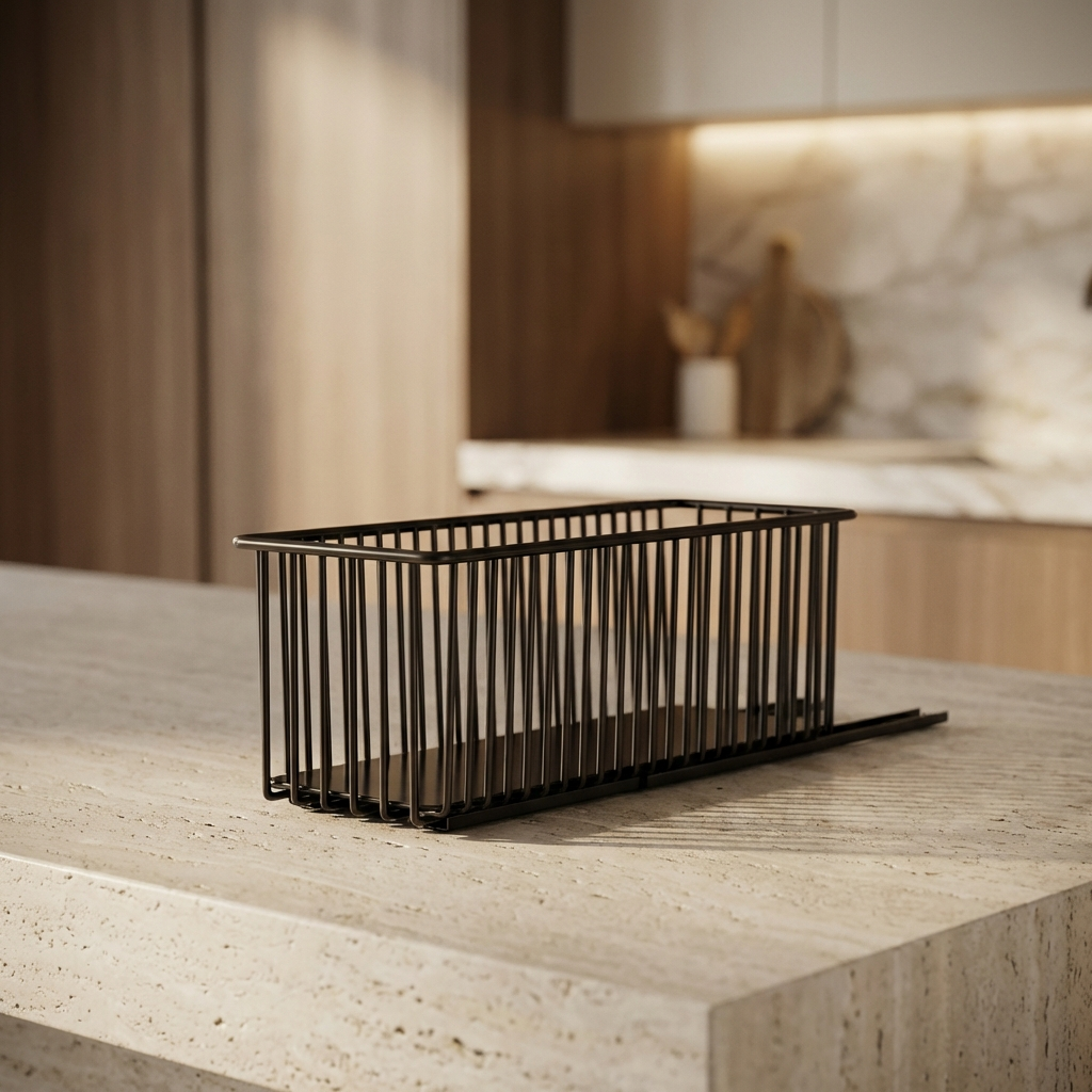 Rangement coulissant cuisine sur plan