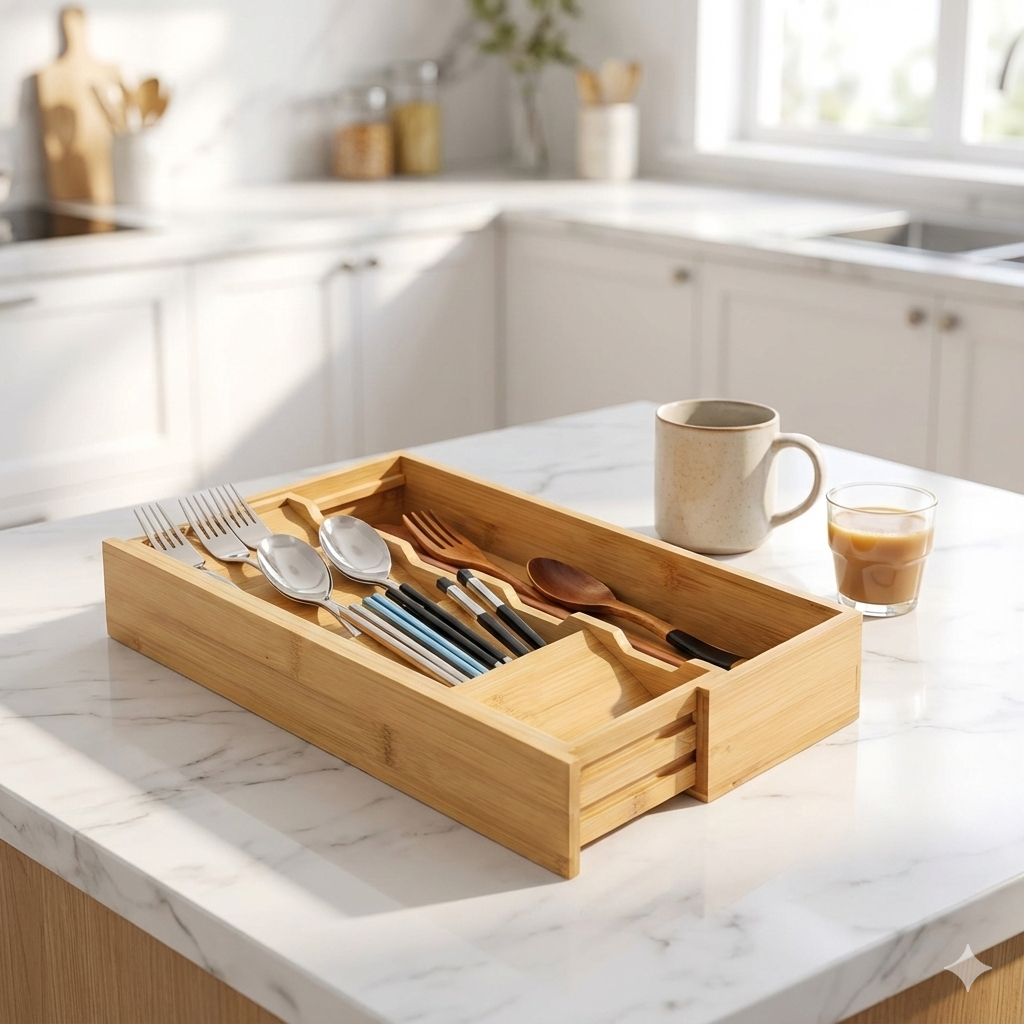 Rangement couvert bois - Opti Rangement