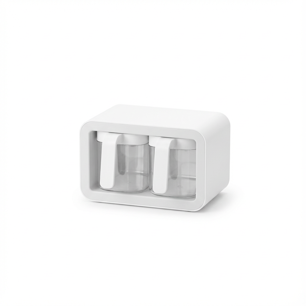 Rangement épice cuisine 2 compartiment