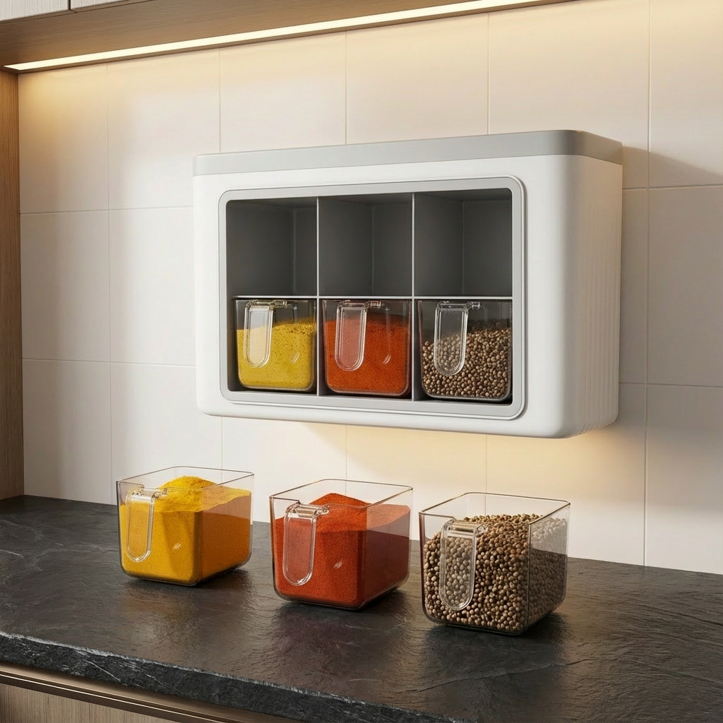 Rangement épice mural 1