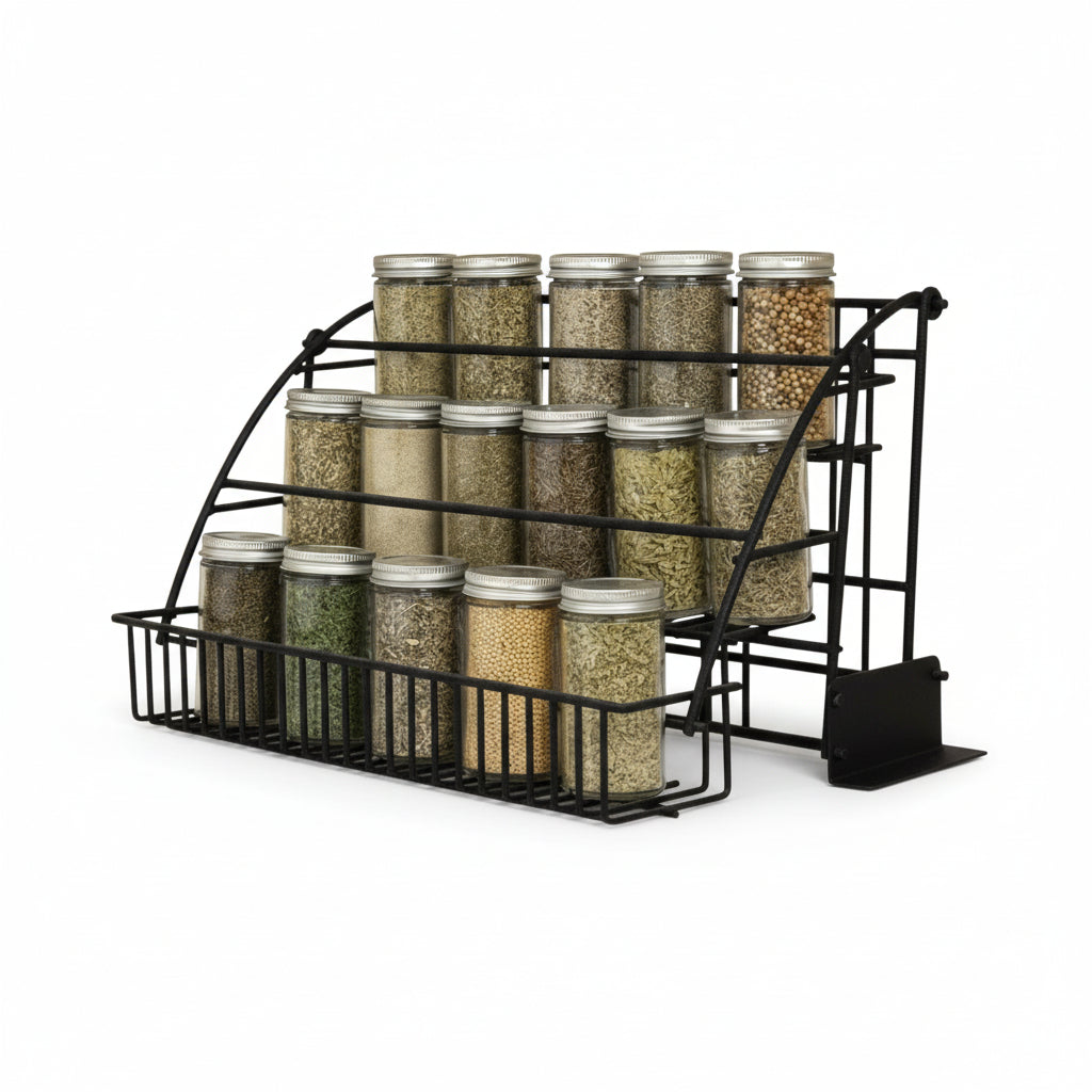 Rangement épices placard presentation