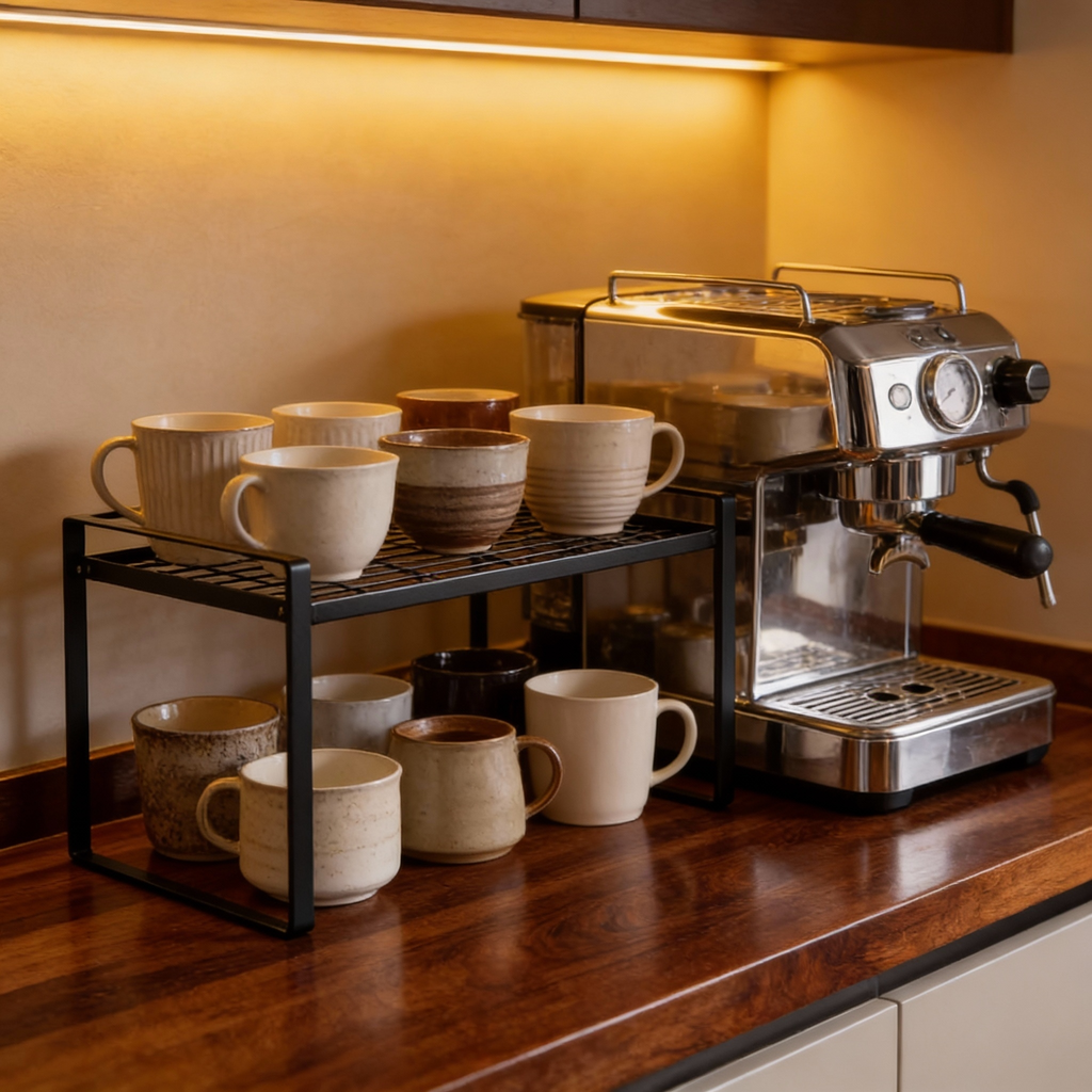 Rangement placard cuisine cafe bar