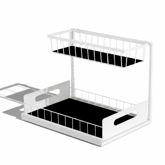 Rangement sous evier avec panier 1