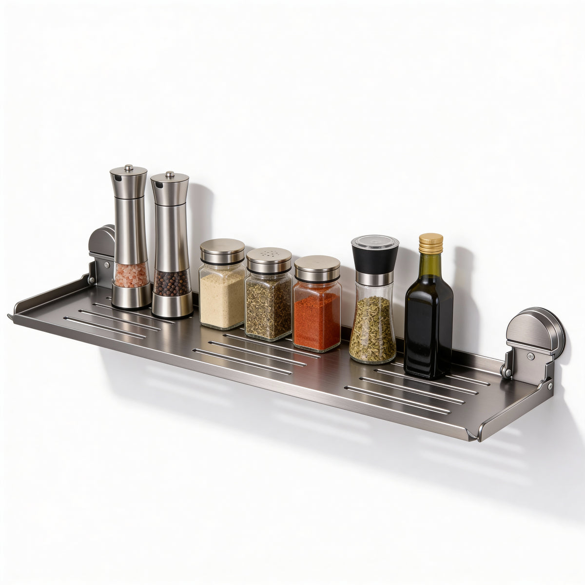 Tablette murale rabattable cuisine fond blanc