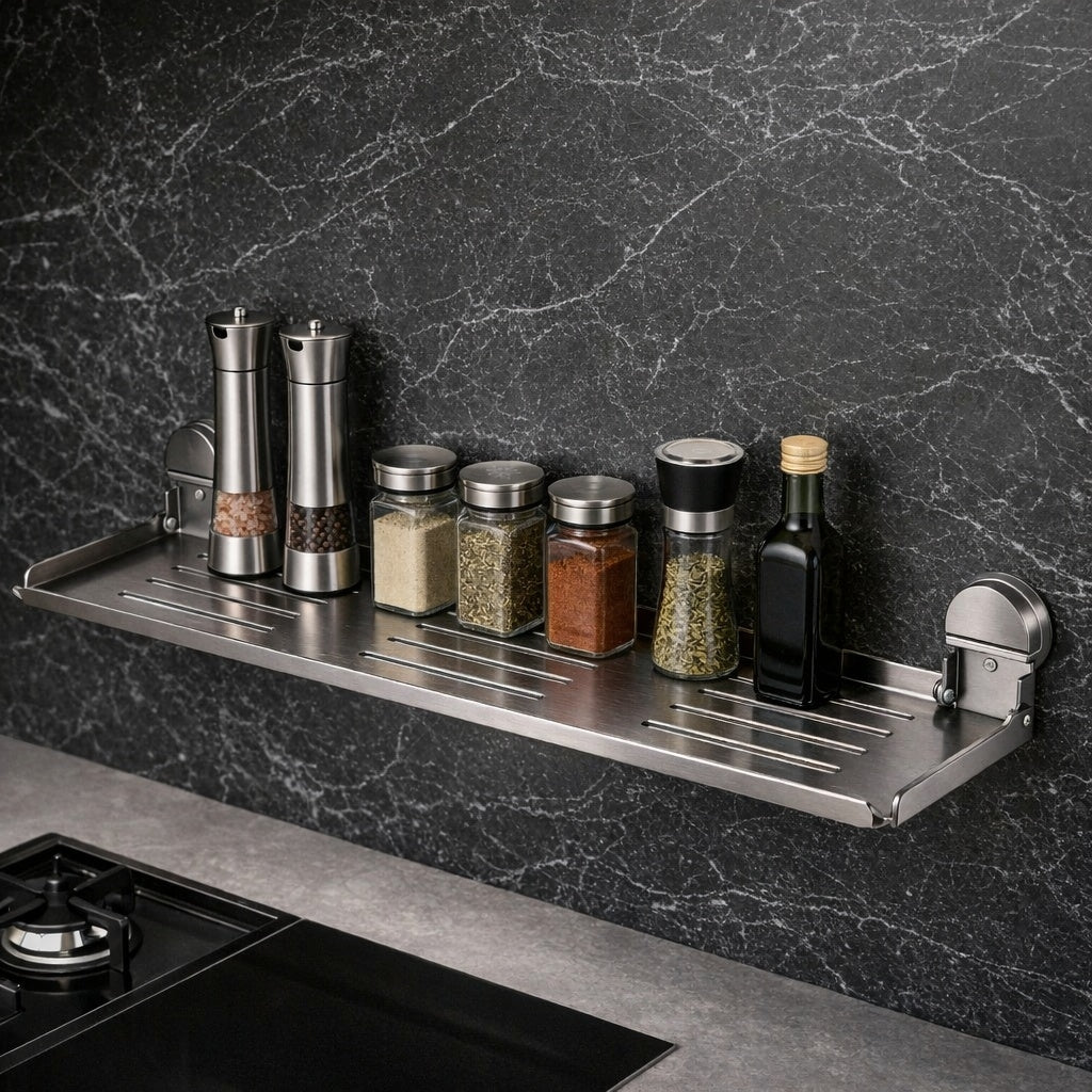 Tablette murale rabattable cuisine zone de cuisson